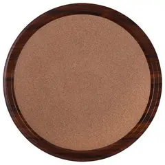 Δίσκος laminated σερβιρίσματος με φελλό, στρογγυλός φ40.5cm, χρώμα ξύλου COR405MD