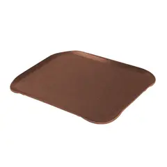 Δίσκος σερβιρίσματος Fiberglass & Fast Food πολυτελείας, 33x43cm, καφέ ξύλου DEC330430PR-SM