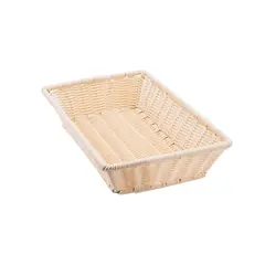 Ψωμιέρα/Καλάθι Rattan, με ενισχυμένο INOX σκελετό, GN1/2, 32.5x26.5xΥ8cm, Buffet Choice TW7757