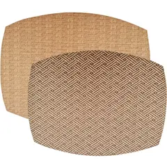 Σουπλά 43x33cm, κάμελ/μπεζ (2 όψεων), από αλέκιαστη πλενόμενη δερματίνη, SONOLYS SREC2-33X43-OSCM/CMVN