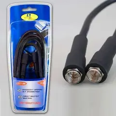 Καλωδίωση F αρσ. - F αρσ. 5m μαύρο FTT1-032