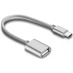 ΚΑΛΩΔΙΟ Type-C σε Usb 2.0 Θηλυκό Ασημί FTT4-052