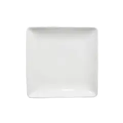 Πιάτο Ρηχό πορσελάνης τετράγωνο 25x25cm - φ35cm, Σειρά EDGE, LUKANDA (τιμή για 6 τεμάχια) EDGE-FP-35