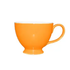 Κούπα πορσελάνης 400cc, πορτοκαλί, σειρά Rio, LUKANDA (τιμή για 6 τεμάχια) CP1-40/OR