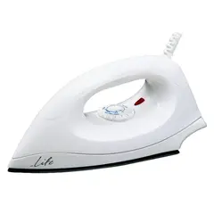 Ηλεκτρικό Ξηρό Σίδερο 1200W με Αντικολλητκή πλάκα teflon, life DI-001