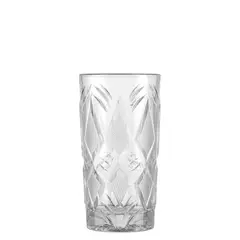 Γυάλινο Ποτήρι ψηλό ποτού, coctail σκαλιστό, 48cl, Φ8.5 x 15.6cm, STATUS, UNIGLASS (τιμή για 12 τεμάχια) 51511