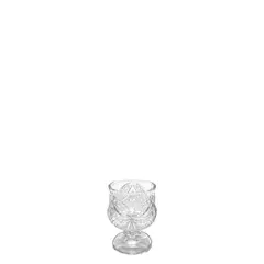 Γυάλινο Ποτήρι, Λικέρ/Σφηνάκι, 5cl, φ4,4x6,2h σκαλιστό με πόδι (τιμή για 24 τεμάχια) BUTTERFLY/5CL