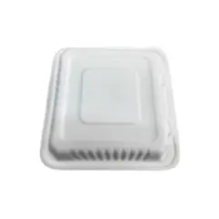 Σκεύος ζαχαροκάλαμου 20x20x6.5cm, Μερίδας / menu (τιμή για 100 τεμάχια) FMB1