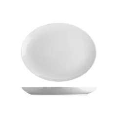 Πιάτο οβάλ πορσελάνης 28cm, σειρά Basic, G.BENEDIKT (τιμή για 6 τεμάχια) BAS3028