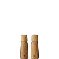 ΣΕΤ 2 Μύλοι Αλατιού/Πιπεριού/Μπαχαρικών (σειρά STOCKHOLM), δρυς, 17cm, CrushGrind Δανίας 070280-2002-2PC