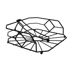 ΧΑΡΤΟΠΕΤΣΕΤΟΘΗΚΗ ΤΕΤΡΑΓΩΝΗ ΜΕΤΑΛΛΙΚΗ ΜΑΥΡΗ 20x20x7εκ.ANKOR 819607