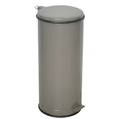 Κάδος 16lt με Πεντάλ Φ25x40cm από Ανοξείδωτο Χάλυβα 20.20.041