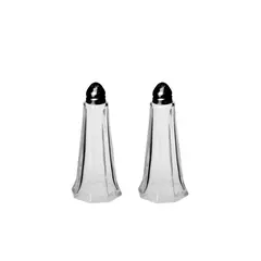 Σετ Αλατοπίπερο , Φ4,5x11cm, Ανοξείδωτο 18/0 (Η τιμή αφορά 6 σετ) 150-85192