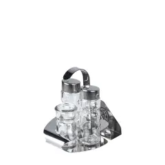 Αλατοπίπερο No3 Ανοξείδωτο18/0 11x9x13cm (Η τιμή αφορά 4 τεμάχια) M.030001