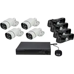 KIT4-VKL50-XM20E Πλήρες σετ καταγραφικού-καμερών με 4 κάμερες