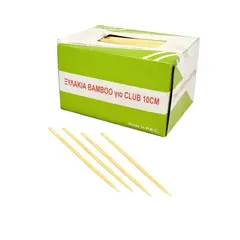 Πακέτο 1000 Οδοντογλυφίδες/sticks, μακρυές 10cm, με 1 Μύτη  (Η τιμή αφορά 6 τεμάχια) E-3265