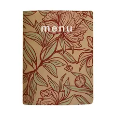 Κατάλογος MENU Emotion A4, για Εστιατόρια/cafe, 24x31.6cm, StilCasa Ιταλίας PM2-FL-VH8 (Η τιμή αφορά 3 τεμάχια)