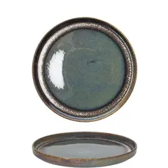 Πιάτο πορσελάνης ρηχό με κάθετο γείσο, φ27xΥ2.5cm, Σειρά Bloom, Tognana (τιμή για 6 τεμάχια) BM000268088