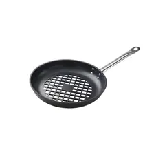 Τηγάνι BBQ Χυτού Αλουμινίου, με διάτρητο πάτο, φ32xΥ5/8cm (6mm), RISOLI OP103BQRI/32