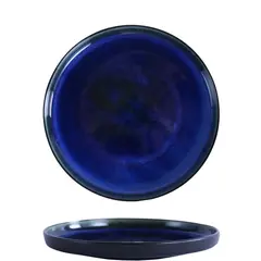 Πιάτο ρηχό πορσελάνης με κάθετο ριμ, φ29cm, Σειρά Madeira, Μπλε, Feng (τιμή για 3 τεμάχια) H11364-N147