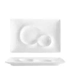 Πιατέλα Gourmet πορσελάνης, 30.6x20.7cm, Σειρά Selecta, Feng (τιμή για 4 τεμάχια) H8827