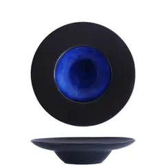 Πιάτο Pasta πορσελάνης, φ27.2cm (εσωτ. φ14.5cm), Σειρά Madeira, Μπλε, Feng (τιμή για 3 τεμάχια) H5064-N147