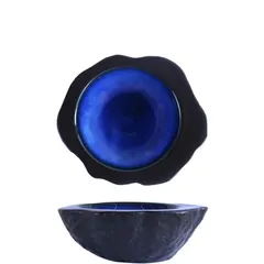 Μπωλ πορσελάνης, οβάλ 24.5x20.5cm (εσωτ. Φ16.5cm), Σειρά Madeira, Μπλε, Feng (τιμή για 2 τεμάχια) H10278-N147