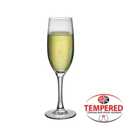 Γυάλινο ποτήρι Flute 17cl, Φ4,5x19,5cm, Tempered, BORMIOLI ROCCO, Ιταλίας (τιμή για 12 τεμάχια) KALIX FLUTE