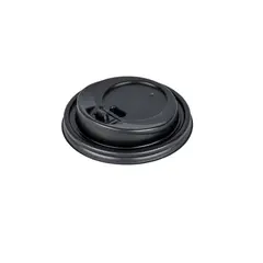 Καπάκι Πιπίλα με Τάπα, για Χάρτινα Ποτήρια 8oz, Μαύρο. (Η Τιμή Αφορά 200 τεμάχια) CP-LID-8-TAB/BL