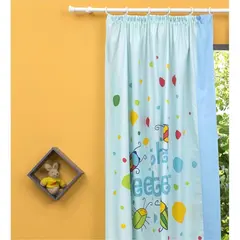 Παιδική Κουρτίνα 150x250h cm, με Τρέσσα & Δέστρα Δεξιά, Μπάμπουρας ZOU-BD-072