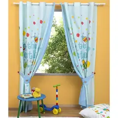 Παιδική Κουρτίνα 150x250h cm, με Τρουκς & Δέστρα Δεξιά, Μπάμπουρας ZOU-BD-054