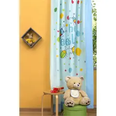 Παιδική Κουρτίνα 150x250h cm, με Τρέσσα & Δέστρα Αριστερή, Μπάμπουρας ZOU-BD-077
