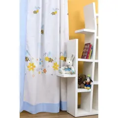 Παιδική Κουρτίνα 150x250h cm, με Τρέσσα & Δέστρα Δεξιά, Μέλισσα ZOU-BD-061