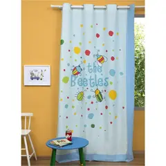 Παιδική Κουρτίνα 150x250h cm, με Τρουκς & Δέστρα Αριστερή, Μπάμπουρας ZOU-BD-058