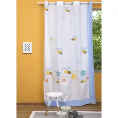 Παιδική Κουρτίνα 150x250h cm, με Τρουκς & Δέστρα Δεξιά, Μέλισσα ZOU-BD-053