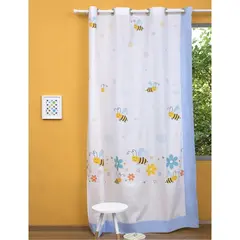 Παιδική Κουρτίνα 150x250h cm, με Τρουκς & Δέστρα Αριστερή, Μέλισσα ZOU-BD-057