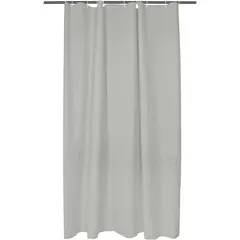Κουρτίνα μπάνιου 180x180h cm, με κρίκους, Peva 0.10mm, Γκρι, Artisti Italiani AI-SC-10673