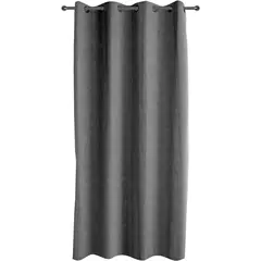 Κουρτίνα Suede 140x260h cm, 130gsm, σκούρο γκρι, με τρουκς, Artisti Italiani AI-IR-10705