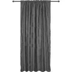 Κουρτίνα Suede 140x270h cm, 130gsm, σκούρο γκρι, με τρέσα, Artisti Italiani AI-IR-10704
