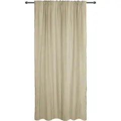 Κουρτίνα Linen Look 140x270h cm, 130gsm, μπεζ, με τρέσα, Artisti Italiani AI-IR-10686
