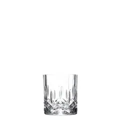 Γυάλινο Ποτήρι, Χαμηλό. 23cl, φ7,5x8,3cm, σκαλιστό, με χοντρό πάτο (τιμή για 12 τεμάχια) CONCERT-DOF/23CL