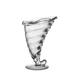 Γυάλινo Μπωλ Παγωτού, Κοχύλη 30cl, φ12.5x17.5cm (τιμή για 6 τεμάχια) JL-BQ-19