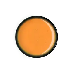 Πιάτο ρηχό πορσελάνης 25cm, μελί, GALAXY-C, LUKANDA (τιμή για 12 τεμάχια) GA-C-FP-25