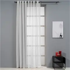 Κουρτίνα Dolly 300x260h cm, 75gsm, 100% polyester, γκρι, με τρουκς, Artisti Italiani AI-IR-11869