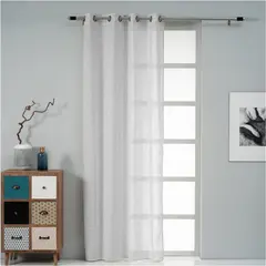 Κουρτίνα Hontona 140x260h cm, 200gsm, 100% polyester, γκρι, με τρουκς, Artisti Italiani AI-IR-11881