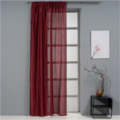 Κουρτίνα Τάφτας 140x270h cm, 90gsm, 100% polyester, μπορτνώ, με τρέσα, Artisti Italiani AI-IR-11886