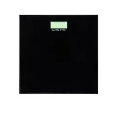 Ζυγαρια Μπανιου ψηφιακή, έως 150kg, μαύρη, 28x28x2cm, ESTIA ES/02-8819