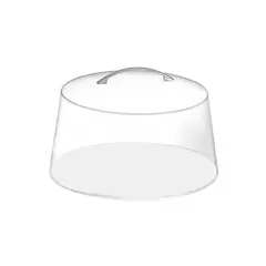 Καπάκι Φ33x12cm για Βάσεις τούρταs, Ακρυλικο, GARIBALDI KLR11-30