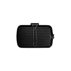 Γκριλιέρα (σχαροτήγανο) Χυτού Αλουμινίου, induction, 23x35xΥ1.8cm (4mm), RISOLI 000112/36G00