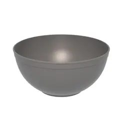 Μπωλ PP+Mineral, χοντρό πολλαπλών χρήσεων. φ23.5cm, 3.35Lt, ανθρακί, GoldPlast (τιμή για 4 τεμάχια) 1952N-103